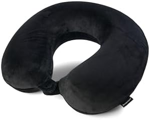 Brookstone Travel Neck Pillow - Light Supportive Comfortable