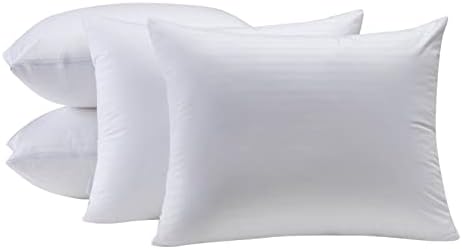 Kingnex Waterproof Pillow Protectors 4 Pack with Zipper