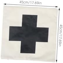 SEWOART Square Cross Pattern Pillowcase Decorative Cover