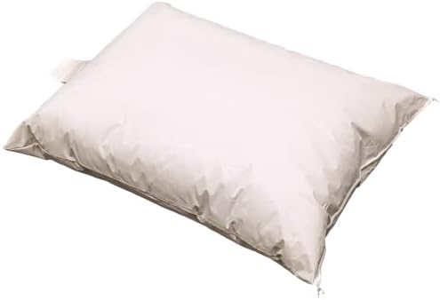 2 Pack MediCheck White Vinyl Bed Pillows - Wipeable Non-Fluffy Low Profile