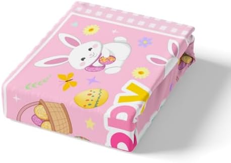 Castle Fairy Happy Easter Fitted Sheet Set Twin Size