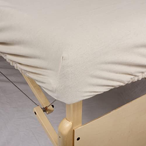 Body Linen Organic Cotton Flannel Sheet Set for Massage Table