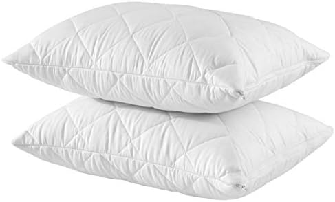 Niagara Sleep Solution Waterproof Quilted Pillow Protectors 20x26in Set of 2