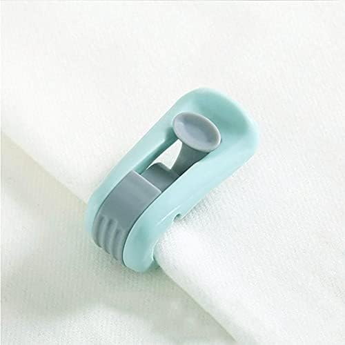 6 Pcs Plastic Quilt Holder Clips for Quilts Curtains Purple