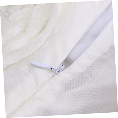 HONMEET 3D Rose Throw Pillow Covers with Invisible Zipper