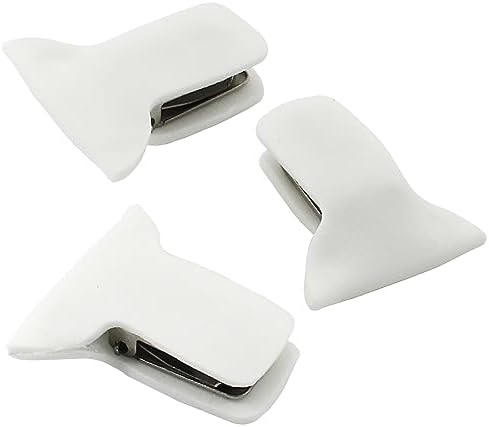 Hitefu 24PCS Duvet Clips White Padded Comforter Clips for Bedding