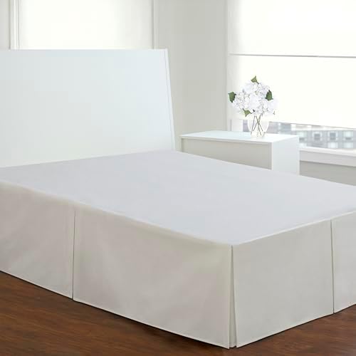 Fresh Ideas Tailored Poplin Bed Skirt King White