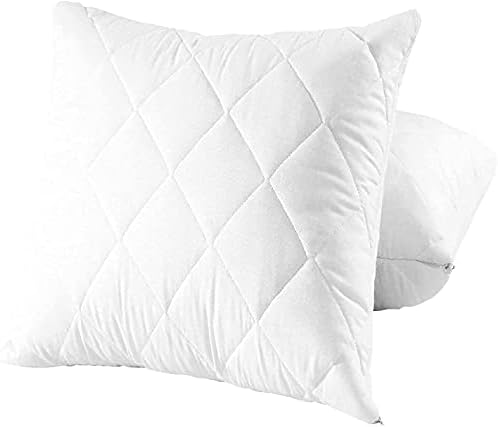 Niagara Quilted Pillow Protectors King Size Set of 2 Zippered