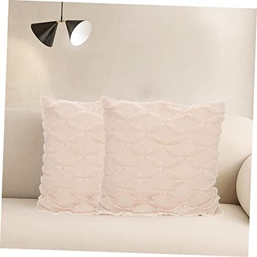 2pcs Decorative Throw Pillow Covers for Sofa and Bed