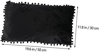 Mikinona Velvet Pillowcase Rectangular Pillow Cover for Home Office Hotel