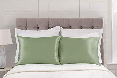 BLISSFORD Satin Pillowcase Set of 2 with Zipper 1