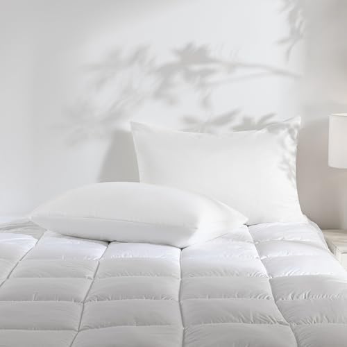 JELLYMONI Waterproof Pillow Protectors - 20 x 26 Set of 2 White