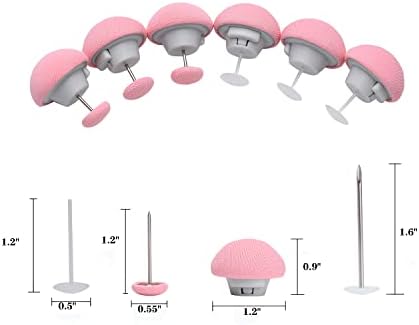 TESSVEYA Duvet Clips 16 Sets - Pink Round Duvet Pins