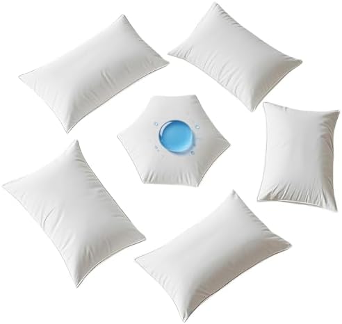 MOONVAN Waterproof Pillow Protectors 4 Pack with Zipper