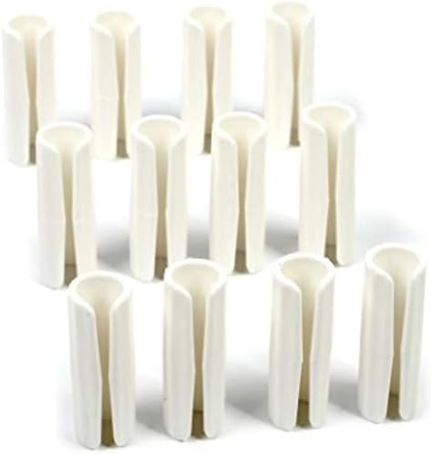 12 Pc White Sheet Grippers for Secure Bed Fit