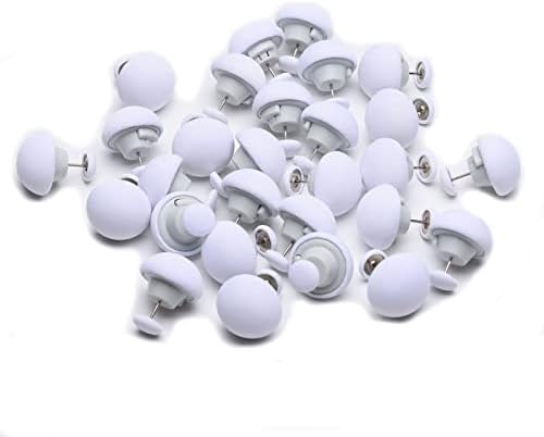 30 Pcs Duvet Pins with Mushroom Buttons and ABS Base