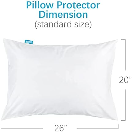 Biloban Pillow Protector 2 Pack 20x26 Inches Waterproof Noiseless 1
