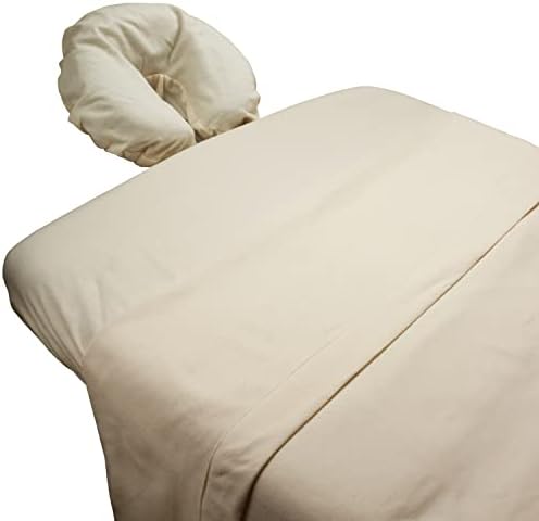 Body Linen Organic Cotton Flannel Sheet Set for Massage Table