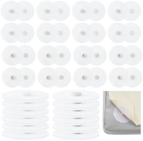 Singhoow 32 Pcs Duvet Cover Snaps Clips Fasteners