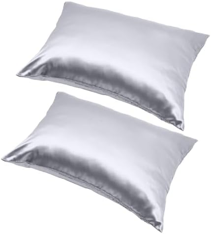 HOLIDYOYO 2PCS Cooling Polyester Pillowcases with Zipper 1