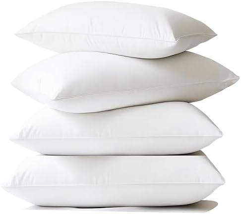 MOONVAN Waterproof Pillow Protectors 4 Pack with Zipper