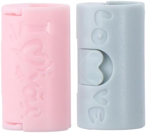 24 PCS Adjustable Sheet Fasteners Clips in Pink and Blue