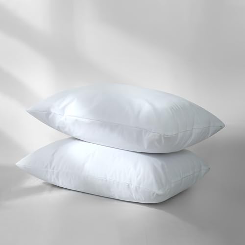 Waterproof Pillow Protectors Set of 2 with Zipper