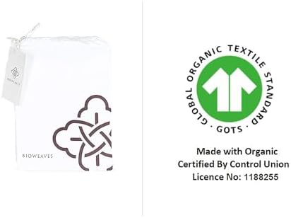 BIOWEAVES Organic Cotton Pillow Protectors 2-Pack