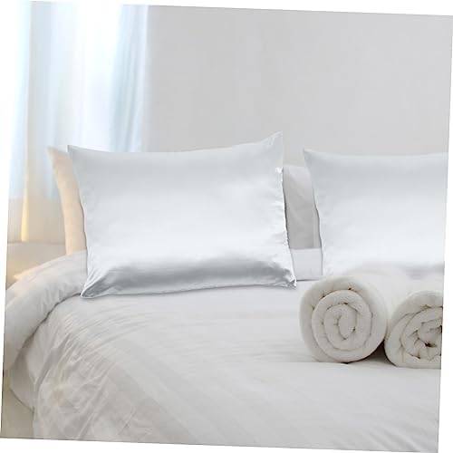 2pcs Solid Color Polyester Pillowcases