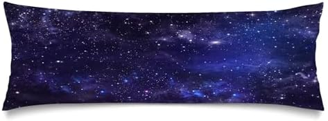 ZHUCHIBAO Galaxy Body Pillow Cover 20x54 Blue