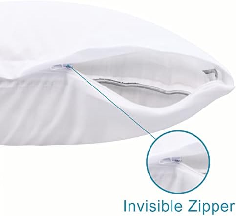 NTBAY 4 Pack Waterproof Pillow Protectors 20x26 Inches