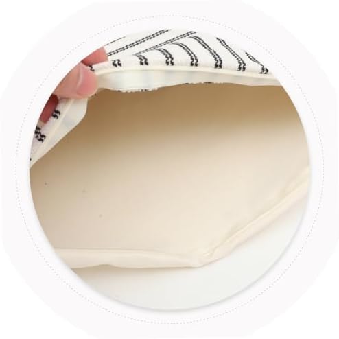 Zerodeko 2pcs Square Cotton Linen Pillow Covers