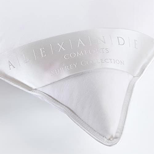 Alexander Comforts Surrey White Cotton Pillow Protector Euro