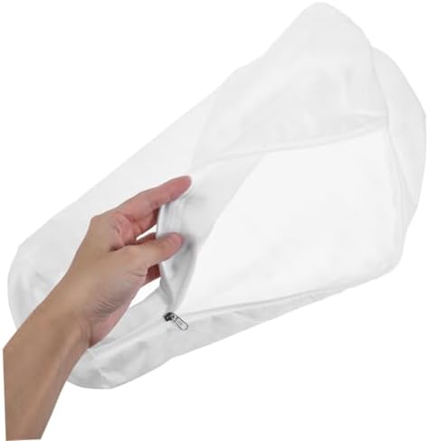 Kisangel Cylindrical Pillow Zippered Soft Waist Protector