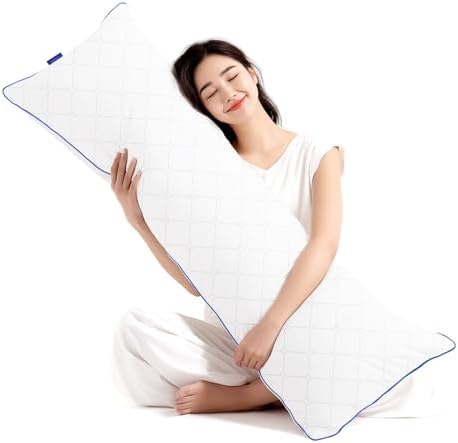 YZ HOME Long Body Pillow - Adjustable Firm Memory Foam Support