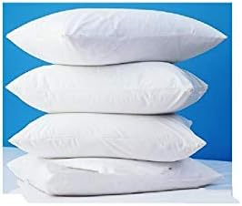 4 Pack Deluxe Zippered Pillow Covers - Waterproof Durable