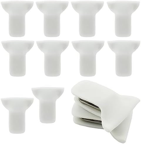 Hitefu 24PCS Duvet Clips White Padded Comforter Clips for Bedding