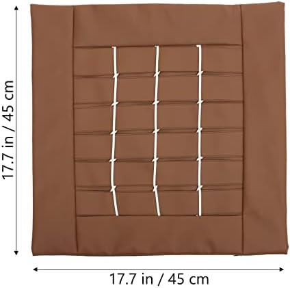 Beavorty Nordic Style PU Leather Throw Pillow Cover