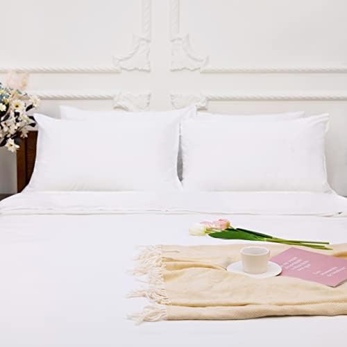 NTBAY 4 Pack Waterproof Pillow Protectors 20x26 Inches