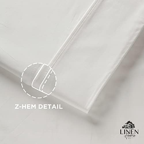 Linen Home 100 Cotton Percale Queen Pillowcases 20x30 2 Pieces