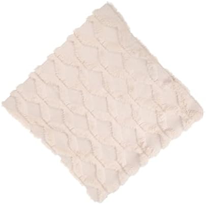 Cabilock 1 Piece Beige Double-Sided Plush Throw Pillow Cover