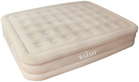Baiao Queen Air Mattress with Built-in Pump and Storage Bag 1