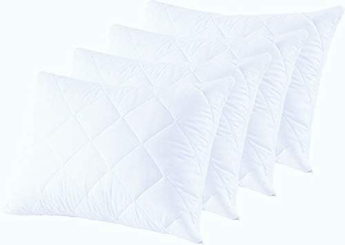 Niagara Sleep Solution Waterproof Quilted Pillow Protectors 20x26in Set of 2
