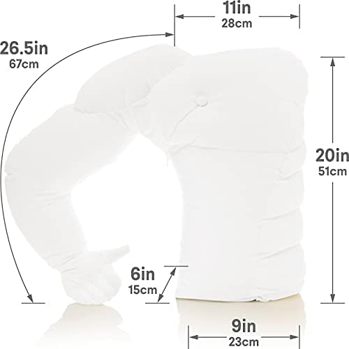 DeluxeComfort Muscle Man Body Pillow 1 Count