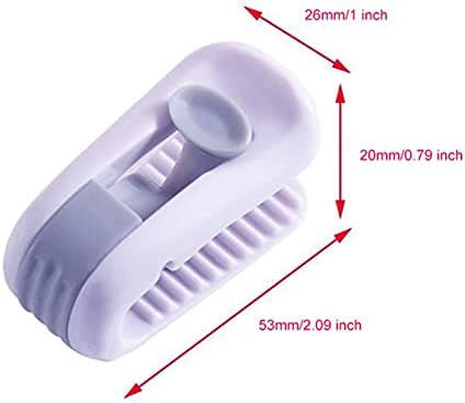 6 Pcs Plastic Quilt Holder Clips for Quilts Curtains Purple