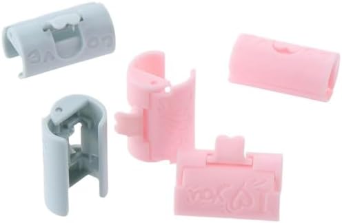24 PCS Adjustable Sheet Fasteners Clips in Pink and Blue
