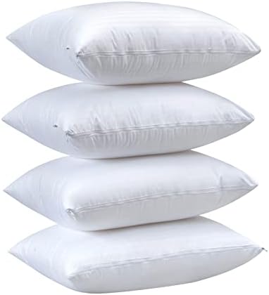 Kingnex Waterproof Pillow Protectors 4 Pack with Zipper