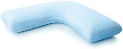 MALOUF Z Gel Memory Foam L-Shaped Pillow for Side Sleepers
