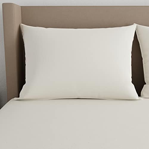 AllerEase Organic Cotton Allergy Pillow Protector - 2 Pack