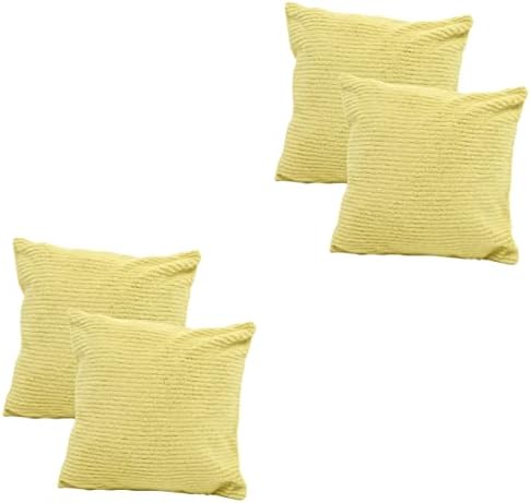 2pcs2 Soft Square Throw Pillow Covers for Sofa